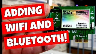 How To Add WiFi Bluetooth amp Wireless To Your PC [upl. by Shayla284]