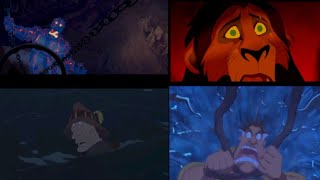 Top 10 Favorite Disney Movie Villains Defeats and Deaths [upl. by Atnicaj]