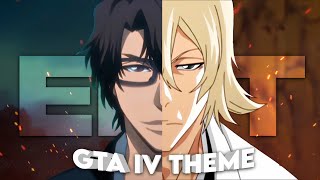 Aizen x Urahara  GTA IV Theme Edit [upl. by Eirallam]