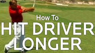 Golf Distance How To Hit The Driver Longer [upl. by Ecraep]