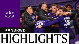 HIGHLIGHTS RSC Anderlecht  RWDM  20232024 [upl. by Zeb734]