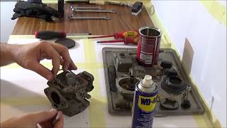 Stromberg CD 150 carburettor rebuild Part 1 [upl. by Fitalludba652]